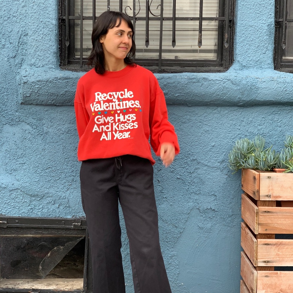 Valentine’s Day pullover sweatshirt